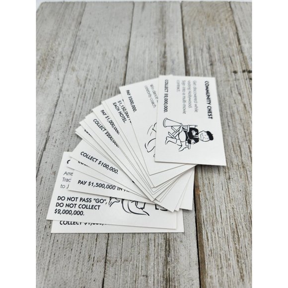 Monopoly here and now 2006 Replacement Chance Community Chest Cards - Picture 3 of 5